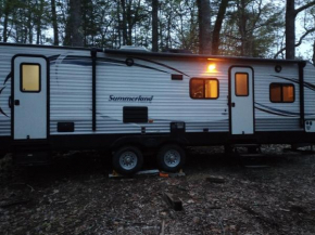 SUMMER BROOK Arundel Kennebunkport Maine Campsite RV Provided Note This is a private campsite and not a part of the Campground across the street